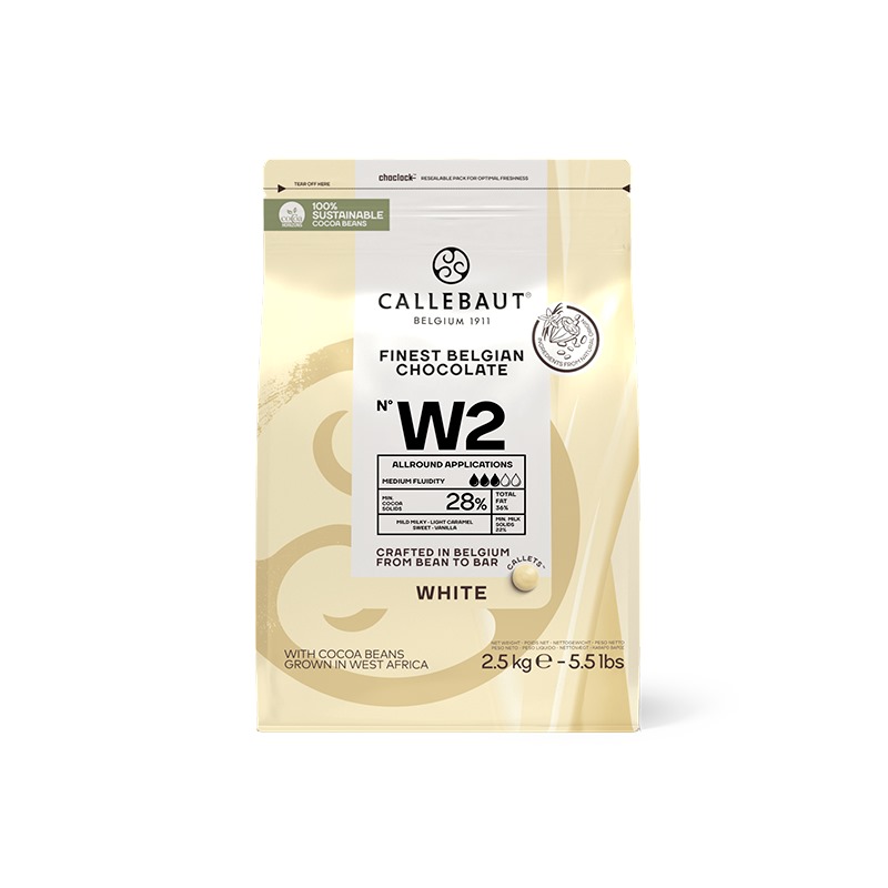 CalleBaut White Chocolate 2.5kg